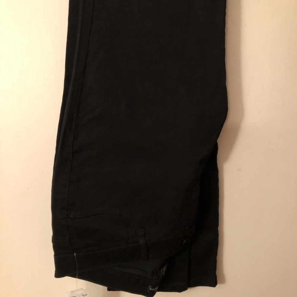 Aqua black jeans, straight leg. Size 30